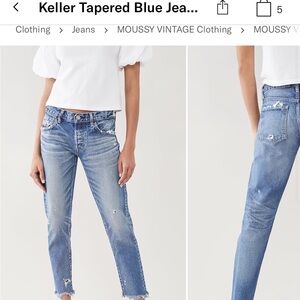 Moussy Keller tapered jeans